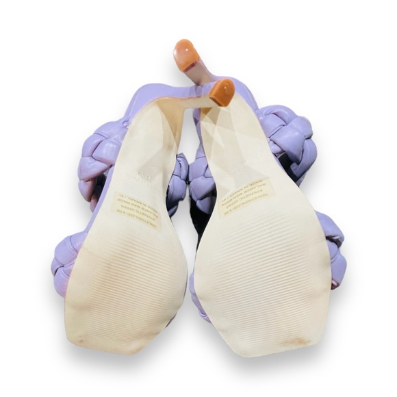 STEVE MADDEN Womens Purple Kenley Square Toe Stiletto Slip On Sandals 6.5M - Picture 4 of 4